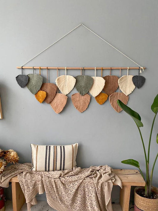 Large macrame headboard wall art, Boho yarn wall hanging, King size wall decor over the bed, Olive, Gift for the nature lover